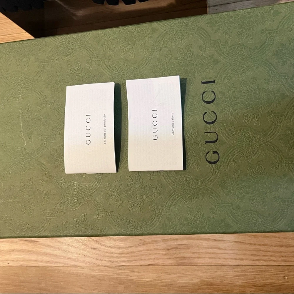 Gucci Black Platform Loafers with Gold Hardware - Picture 7 of 10